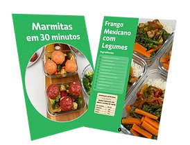 Livro de receitas Marmitas em 30 minutos